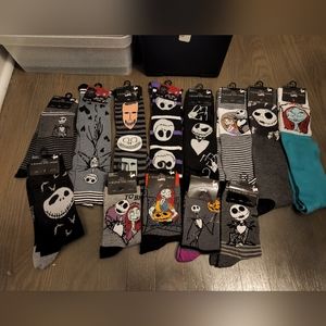 Collection of Nightmare Before Christmas Socks